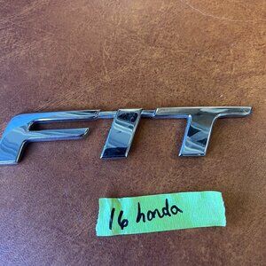 15 16 17 18‎ 19 20 Honda Fit Rear Trunk Lid Chrome Emblem Logo Badge Sign
